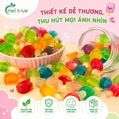 Kẹo Dẻo Cây Kem Hương Trái Cây, Dẻo Mềm, Nhiều Màu Sắc, Kẹo Ăn Vặt Cho Bé & Gia Đình