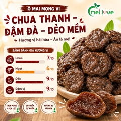 Ô Mai Mọng Vị Cao Cấp, Thịt Quả Dày, Dẻo Mềm, Chua Ngọt Hài Hòa, Món Ăn Vặt Đặc Sản