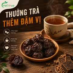 Ô Mai Đường Đen Cao Cấp, Dẻo Mềm, Chua Ngọt Hài Hòa, Thơm Hương Đường Đen Đặc Trưng