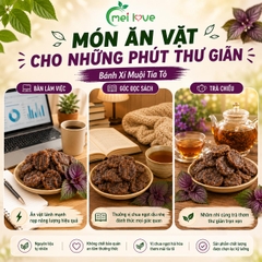 Bánh Xí Muội Tía Tô Cao Cấp, Dẻo Mềm, Chua Ngọt Hài Hòa, Hương Tía Tô Thơm Đặc Trưng