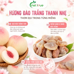 Bánh Xí Muội Đào Trắng Cao Cấp, Dẻo Mềm, Chua Ngọt Hài Hòa, Hương Đào Trắng Thơm Dịu