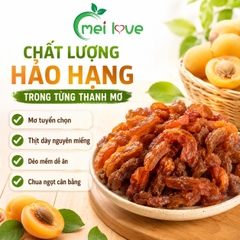 Thanh Mơ Hảo Hạng, Thịt Mơ Dày, Dẻo Mềm, Chua Ngọt Hài Hòa, Món Ăn Vặt Đặc Sản