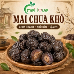 Mai Chua Khô Cao Cấp, Khô Dẻo Tự Nhiên, Chua Thanh Đậm Vị, Món Ăn Vặt Truyền Thống