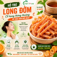 Ô Mai Trần Bì Sợi, Thơm Nồng Vỏ Quýt, Hỗ Trợ Tiêu Hóa, Dịu Họng, Ăn Vặt Dễ Ghiền