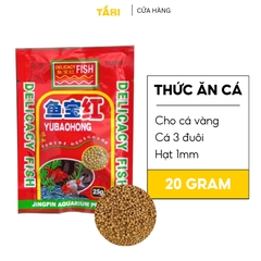 Thức ăn cá cảnh bảy màu gói vàng (20g/gói) [7 MÀU VÀNG]
