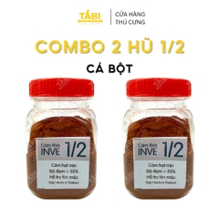 Thức Ăn Cá Cám Thái INVE 1/2 Cho Cá Betta, Guppy, Vàng... Mới Nở, Thức Ăn Cá Bột 50G