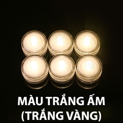 Đèn LED Mini Tròn Trang Trí Bể Cá, Hồ Cá Để Được Dưới Nước