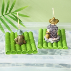 Tiểu Cảnh Ông Lão Già Câu Cá Trang Trí Hồ Cá, Bể Cá, Chậu Cây, Tiểu Cảnh Terrarium