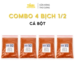Thức Ăn Cá Cám Thái INVE 1/2 Cho Cá Betta, Guppy, Vàng... Mới Nở, Thức Ăn Cá Bột 50G