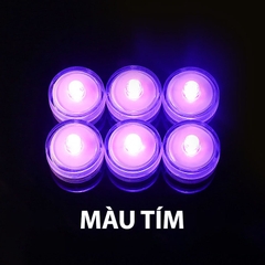 Đèn LED Mini Tròn Trang Trí Bể Cá, Hồ Cá Để Được Dưới Nước
