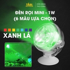 Đèn LED Mini Tròn Trang Trí Bể Cá, Hồ Cá Để Được Dưới Nước
