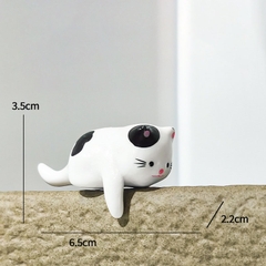 Mèo Câu Cá Ngồi, Mèo Nằm Thành Hồ - Tiểu Cảnh Trang Trí Hồ Cá, Bể Cá Thủy Sinh Xinh Đẹp