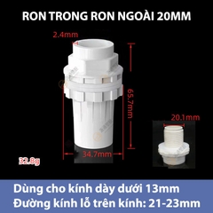 Phụ Kiện Ống Nước U-PVC Chất Lượng Cao Cho Hồ Cá, Bể Cá Công Nghệ Mới - Ống Nối, Tê, Chia 3, Bịt, Van Khoá
