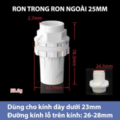 Phụ Kiện Ống Nước U-PVC Chất Lượng Cao Cho Hồ Cá, Bể Cá Công Nghệ Mới - Ống Nối, Tê, Chia 3, Bịt, Van Khoá