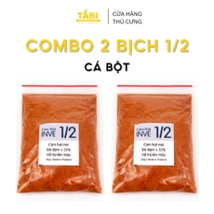 Thức Ăn Cá Cám Thái INVE 1/2 Cho Cá Betta, Guppy, Vàng... Mới Nở, Thức Ăn Cá Bột 50G