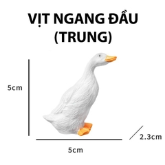 Tiểu Cảnh Vịt (SIZE TRUNG) Trang Trí Hồ Cá, Bể Cá Thuỷ Sinh [VỊT TRUNG]