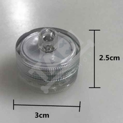 Đèn LED Mini Tròn Trang Trí Bể Cá, Hồ Cá Để Được Dưới Nước