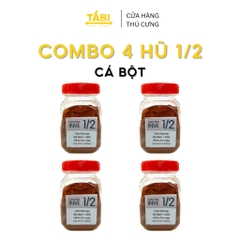 Thức Ăn Cá Cám Thái INVE 1/2 Cho Cá Betta, Guppy, Vàng... Mới Nở, Thức Ăn Cá Bột 50G