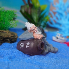 Tiểu Cảnh Ông Lão Già Câu Cá Trang Trí Hồ Cá, Bể Cá, Chậu Cây, Tiểu Cảnh Terrarium