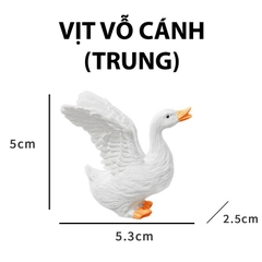 Tiểu Cảnh Vịt (SIZE TRUNG) Trang Trí Hồ Cá, Bể Cá Thuỷ Sinh [VỊT TRUNG]