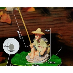 Tiểu Cảnh Ông Lão Già Câu Cá Trang Trí Hồ Cá, Bể Cá, Chậu Cây, Tiểu Cảnh Terrarium