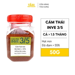 Thức ăn cho cá Cám Thái Inve 3/5 cho cá Beta, Vàng,... 50g/hủ