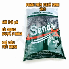 Phân Nền Thủy Sinh SENDA Cho Hồ Cá Thủy Sinh 2KG/Túi