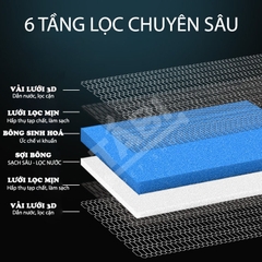 Bông Lọc 6D Thế Hệ Mới 6 Lớp Lọc Cao Cấp Các Size Cho Hồ Cá, Bể Cá Cảnh Thuỷ Sinh [BÔNG 6D]