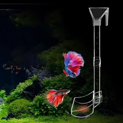 Bộ Ống Đựng Thức Ăn Cho Cá, Tép Cảnh Bằng Nhựa Acrylic