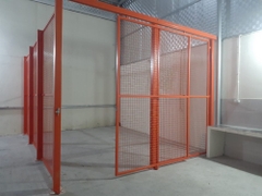 Hàng rào lưới, Vách ngăn kho, hàng rào di động
