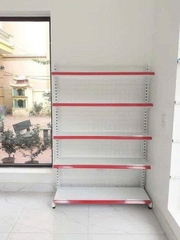 Kệ siêu thị đơn lưới 5 tầng C180 x D120