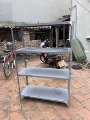 Kệ V Lỗ 4 tầng C150 x D120 x  R30