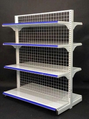Kệ siêu thị đôi lưới 4 tầng C150 x D120