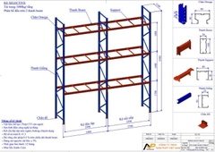 Kệ pallet, Kệ để pallet 1,2,3 tầng sản xuất theo yêu cầu