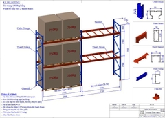 Kệ pallet, Kệ để pallet 1,2,3 tầng sản xuất theo yêu cầu