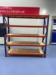 Kệ để hàng trung tải Ván gỗ dùng cho kho hàng