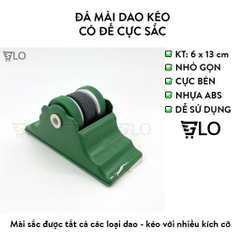 Đá Mài Dao Kéo Có Đế Cực Sắc Cực Nhanh Màu Xanh Lá Siêu Rẻ