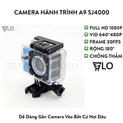 Camera Hành Trình A9 SJ4000 Gắn Mũ Bảo Hiểm Sport Camera 1080P, Cam Hành Trình Cho Xe Máy, Xe Đạp, Đi Phượt, Du Lịch