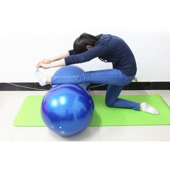 Bóng Tập Thể Dục Yoga 80x40cm Hình Hạt Đậu Phộng, Củ Lạc Kèm Bơm Chân
