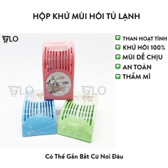Hộp Khử Mùi Hôi Tủ Lạnh Than Tre Hoạt Tính