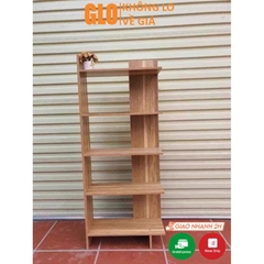 [Hỏa Tốc HCM] Kệ Sách Gỗ MDF Để Đồ Đa Năng 5 Tầng 115x40x15cm, Kệ Góc Tường Đa Dụng