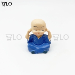 Bộ Tượng 4 Chú Tiểu Bốn Không, Mang Lại Bình Yên, May Mắn, Để Bàn Làm Việc, Xe Hơi, Để Trang Trí