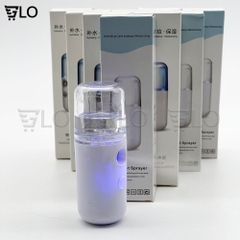Máy Phun Sương Xông Hơi Mặt NaNo Mini Cầm Tay Hỗ Trợ Dưỡng Da Cấp Nước Tối Đa