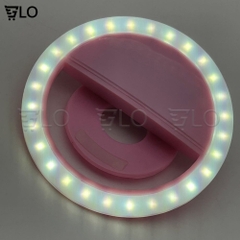 Đèn Led Chụp Hình XJ-01 Kẹp Điện Thoại Hỗ Trợ Selfie Tự Sướng Cực Sáng