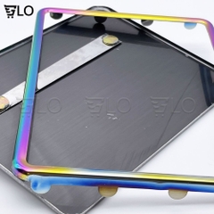 Khung Biển Số Xe Titan 7 Màu Dành Cho Xe Máy Kèm Mica