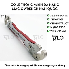 Cờ Lê Thông Minh Đa Năng Magic Wrench Hàn Quốc Thay Thế Tất Cả Cờ Lê, Mỏ Lết Truyền Thống