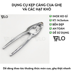 Dụng Cụ Kẹp Càng Cua Ghẹ Và Các Hạt Khô Cứng Bằng Thép Không Gỉ