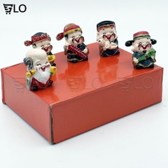 Bộ Tượng 5 Ông Thần Tài May Mắn Phong Thủy