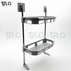 Kệ 2-3 Tầng Đặt Bồn Nhà Tắm, Nhà Bếp Khung Inox, Tiện Lợi và Ngăn Nắp