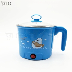 Ca Nấu Mì Không Có Lồng Hấp - Tay Cầm Dọc, Nấu Nước, Luộc Trứng Đa Năng Size 18cm